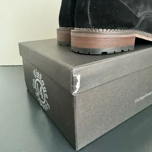 NIB Vintage Foundry Co Black Otto Suede Leather Lace Up Boots Size 8 Chukka - Picture 8 of 11